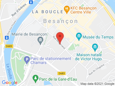 Plan Google Stage recuperation de points à Besançon