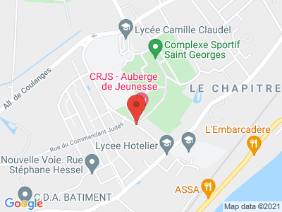 Plan Google Stage recuperation de points à Blois proche de Beaugency