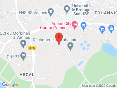 Plan Google Stage recuperation de points à Plescop proche de Auray