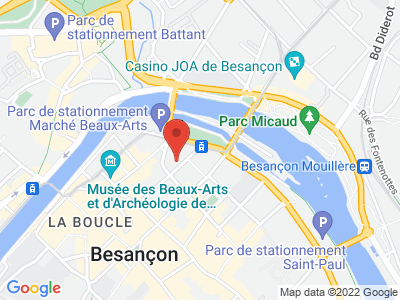 Plan Google Stage recuperation de points à Besançon
