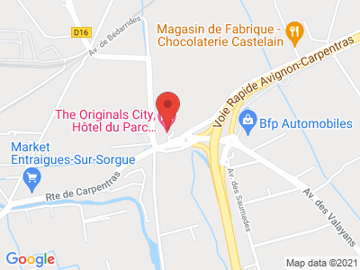 Plan Google Stage recuperation de points à Entraigues-sur-la-Sorgue proche de Carpentras