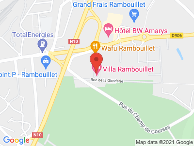 Plan Google Stage recuperation de points à Rambouillet proche de Épernon
