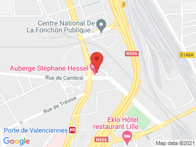 Plan Google Stage recuperation de points à Lille proche de Mons-en-Baroeul