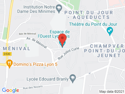 Plan Google Stage recuperation de points à Lyon proche de Tassin-la-Demi-Lune