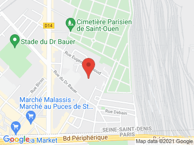 Plan Google Stage recuperation de points à Saint-Ouen proche de Levallois-Perret