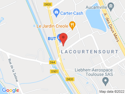 Plan Google Stage recuperation de points à Aucamville proche de Saint-Jory