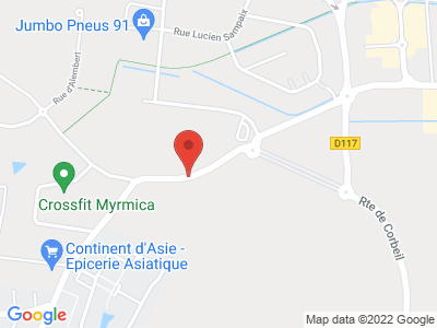 Plan Google Stage recuperation de points à Plessis-Pâté proche de Brétigny-sur-Orge
