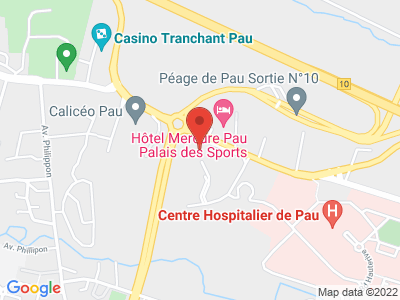 Plan Google Stage recuperation de points à Pau proche de Mourenx