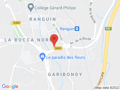 Plan Google Stage recuperation de points à Cannes proche de Valbonne