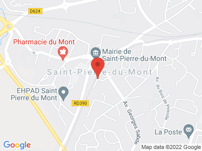 Plan Google Stage recuperation de points à Saint-Pierre-du-Mont