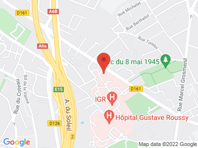 Plan Google Stage recuperation de points à Villejuif proche de Ivry-sur-Seine