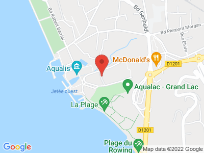 Plan Google Stage recuperation de points à Aix-les-Bains proche de Viviers-du-Lac