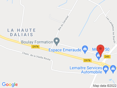 Plan Google Stage recuperation de points à Isigny-le-Buat proche de Saint-Quentin-sur-le-Homme