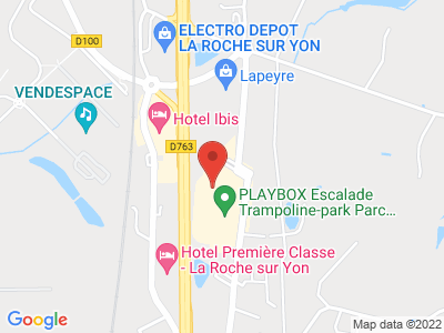 Plan Google Stage recuperation de points à Mouilleron-le-Captif proche de La Roche-sur-Yon