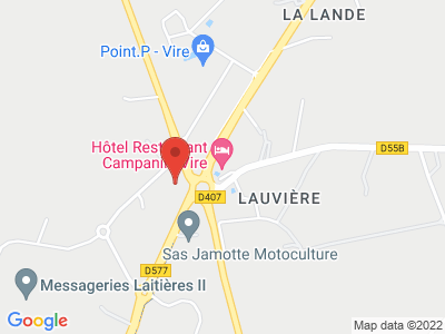 Plan Google Stage recuperation de points à Vire proche de Saint-Lô