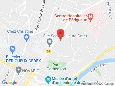 Plan Google Stage recuperation de points à Périgueux proche de Marsac-sur-l'Isle