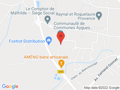 Plan Google Stage recuperation de points à Camaret-sur-Aigues proche de Carpentras