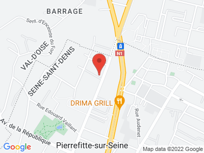 Plan Google Stage recuperation de points à Pierrefitte-sur-Seine proche de Écouen