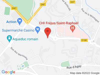 Plan Google Stage recuperation de points à Fréjus proche de Sainte-Maxime