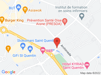 Plan Google Stage recuperation de points à Saint-Quentin