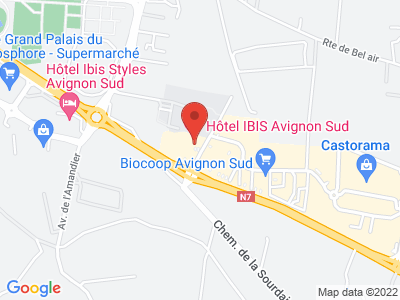 Plan Google Stage recuperation de points à Avignon proche de Entraigues-sur-la-Sorgue