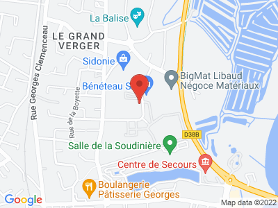 Plan Google Stage recuperation de points à Saint-Hilaire-de-Riez proche de Challans