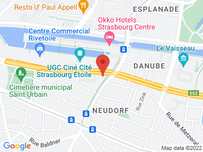 Plan Google Stage recuperation de points à Strasbourg proche de Eckbolsheim