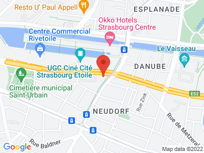 Plan Google Stage recuperation de points à Strasbourg proche de Illkirch-Graffenstaden