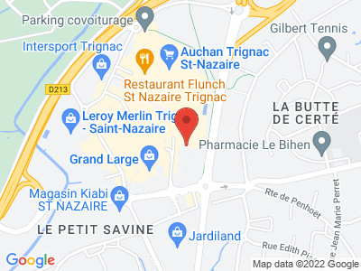 Plan Google Stage recuperation de points à Trignac proche de Saint-Nazaire