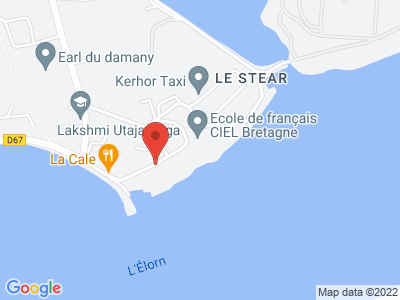 Plan Google Stage recuperation de points à Relecq-Kerhuon proche de Lesneven