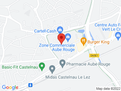 Plan Google Stage recuperation de points à Castelnau-le-Lez