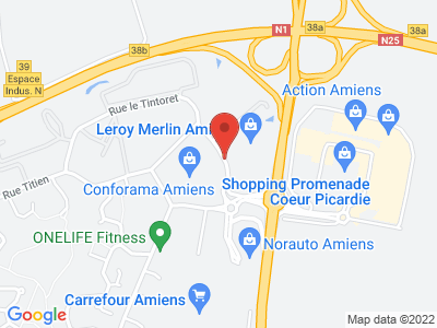 Plan Google Stage recuperation de points à Amiens