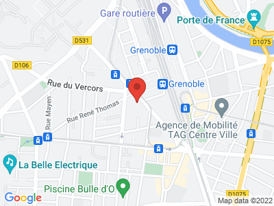 Plan Google Stage recuperation de points à Grenoble proche de Gap
