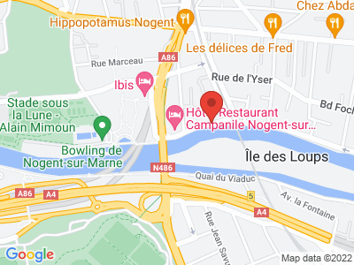 Plan Google Stage recuperation de points à Nogent-sur-Marne proche de Saint-Maurice