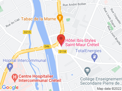 Plan Google Stage recuperation de points à Saint-Maur-des-Fossés proche de Saint-Maurice
