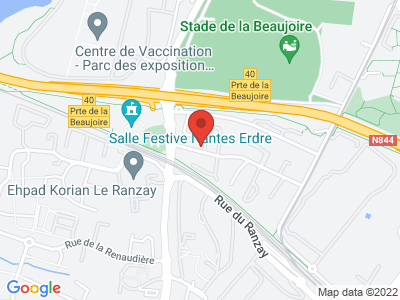Plan Google Stage recuperation de points à Nantes proche de Saint-Herblain