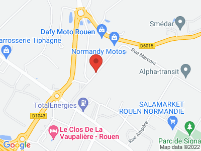 Plan Google Stage recuperation de points à Saint-Jean-du-Cardonnay proche de Pont-Audemer