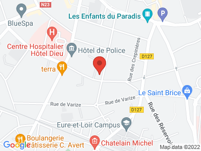Plan Google Stage recuperation de points à Chartres
