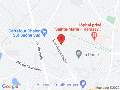 Plan Google Stage recuperation de points à Chalon-sur-Saône proche de Autun