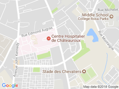 Plan Google Stage recuperation de points à Châteauroux proche de Issoudun