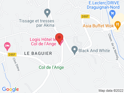 Plan Google Stage recuperation de points à Draguignan proche de Digne-les-Bains