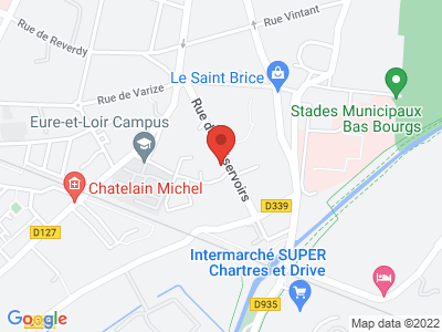 Plan Google Stage recuperation de points à Chartres proche de Épernon
