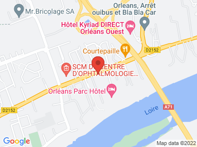 Plan Google Stage recuperation de points à La Chapelle-Saint-Mesmin proche de Chaingy