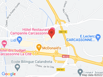 Plan Google Stage recuperation de points à Carcassonne proche de Castelnaudary
