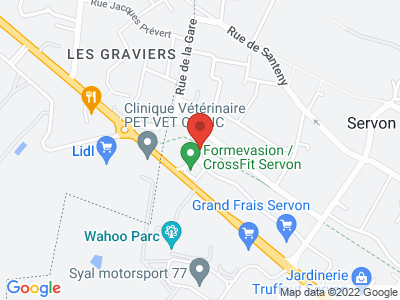 Plan Google Stage recuperation de points à Brie-Comte-Robert proche de Lieusaint
