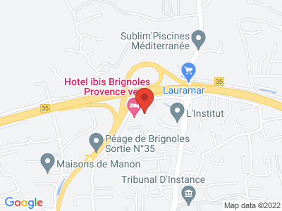 Plan Google Stage recuperation de points à Brignoles proche de Saint-Maximin-la-Sainte-Baume