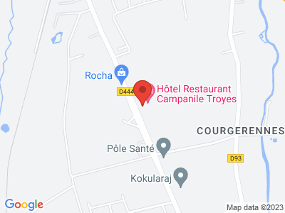 Plan Google Stage recuperation de points à Buchères proche de Troyes