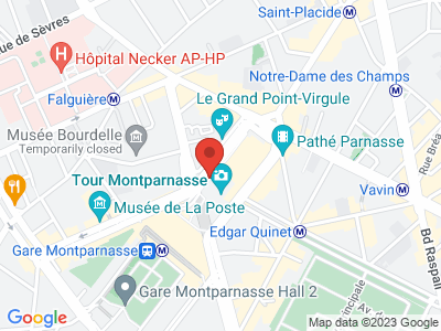 Plan Google Stage recuperation de points à Paris proche de Saint-Ouen