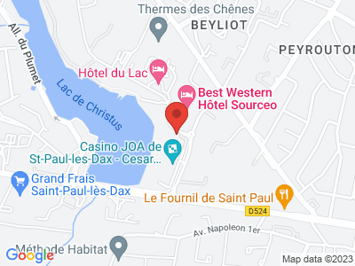 Plan Google Stage recuperation de points à Saint-Paul-lès-Dax proche de Saint-Geours-de-Maremne