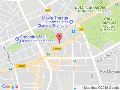 Plan Google Stage recuperation de points à Grenoble proche de Briançon